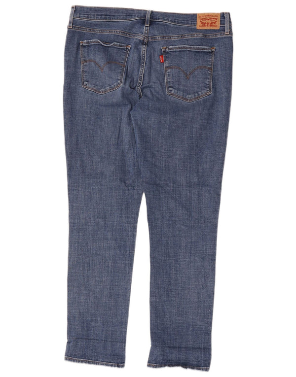 Levi's Womens 312 Shaping Slim Jeans W32 L30 Blue Cotton