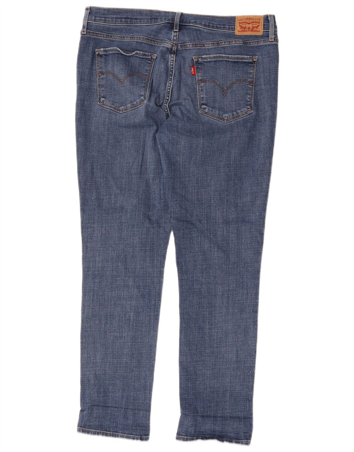 Levi's Womens 312 Shaping Slim Jeans W32 L30 Blue Cotton