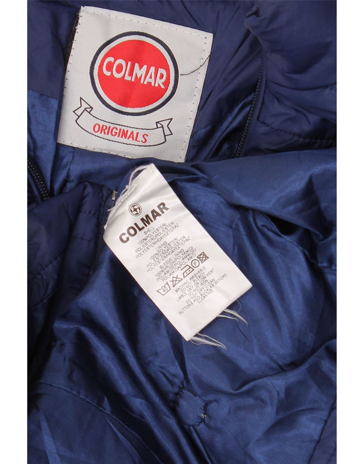 Colmar Mens Padded Jacket UK 38 Medium Navy Blue Polyester
