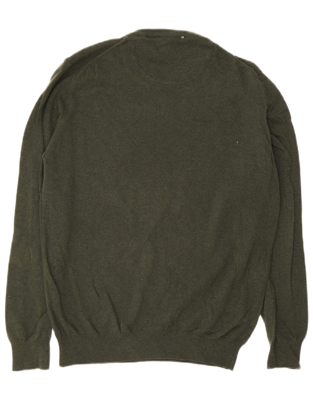 Harmont & Blaine Mens Crew Neck Jumper Sweater Large Green Polyamide