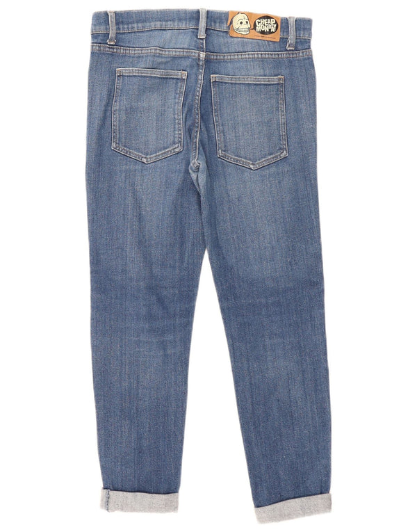 Cheap Monday Womens Slim Jeans W31 L29 Blue Cotton