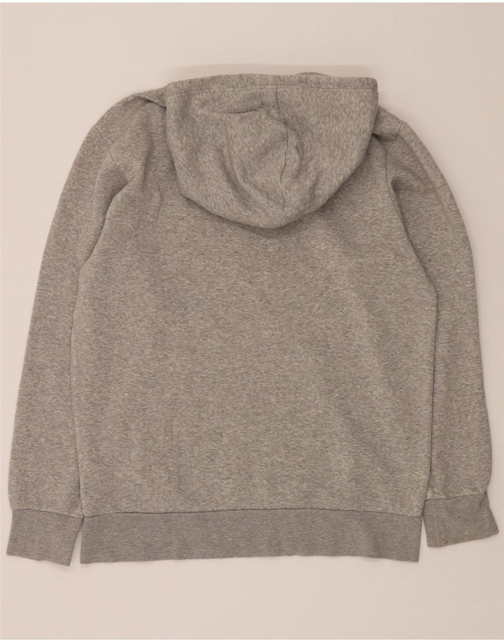 ADIDAS Mens Hoodie Jumper Medium Grey Cotton Vintage Adidas and Second-Hand Adidas from Messina Hembry 