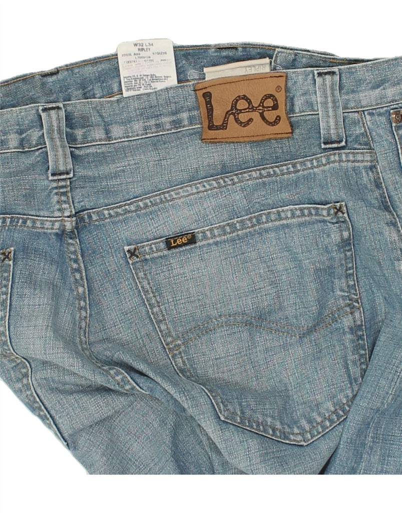 LEE Mens Ripley Straight Jeans W32 L26  Blue Cotton Vintage Lee and Second-Hand Lee from Messina Hembry 