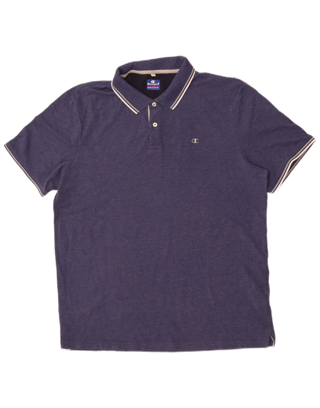 Champion Mens Polo Shirt 3XL Navy Blue Cotton