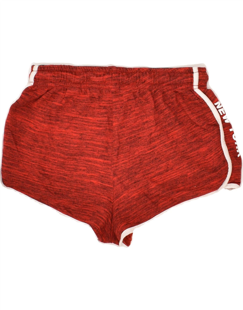 SUPERDRY Womens Sport Shorts UK 6 XS Red Viscose | Vintage Superdry | Thrift | Second-Hand Superdry | Used Clothing | Messina Hembry 