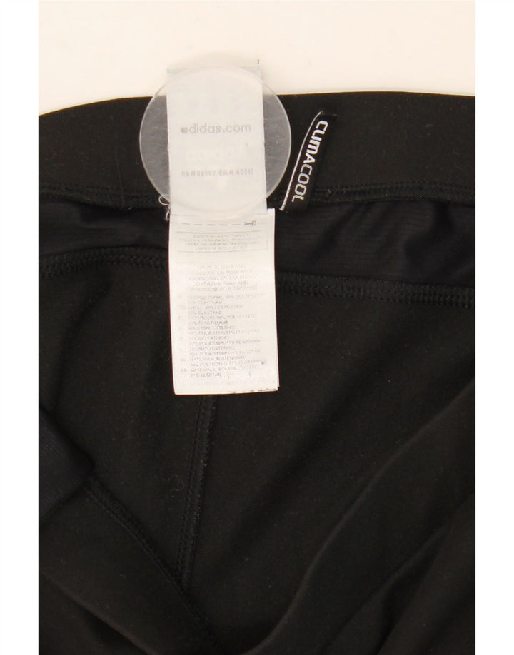 Adidas Womens Climacool Tracksuit Trousers UK 12 Medium Black Polyester