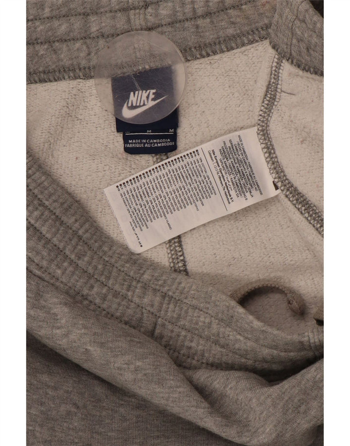 NIKE Mens Tracksuit Trousers Joggers Medium  Grey Cotton