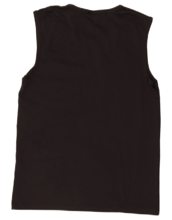 Fila Mens Graphic Vest Top Small Black Polyamide
