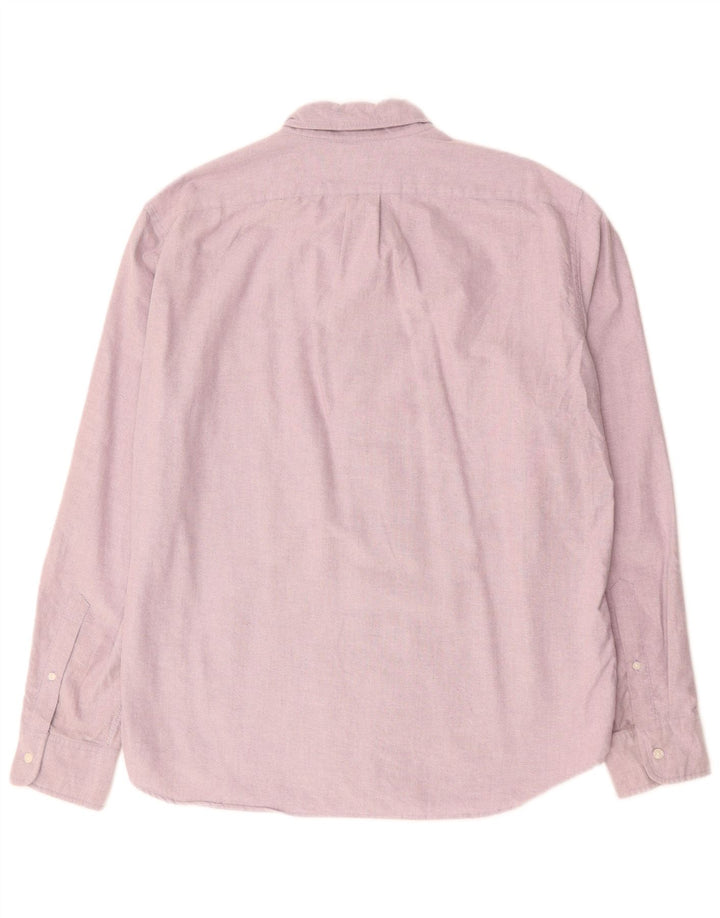 J. CREW Mens Oxford Slim Shirt XL Purple Cotton