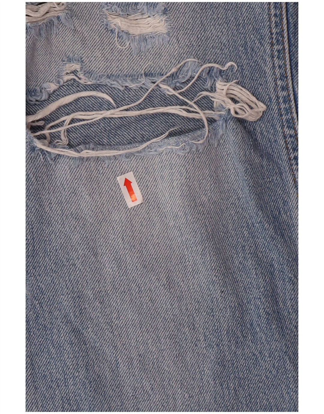 Zara Womens Distressed Tapered Jeans EU 36 XS W26 L27 Blue Cotton Grunge