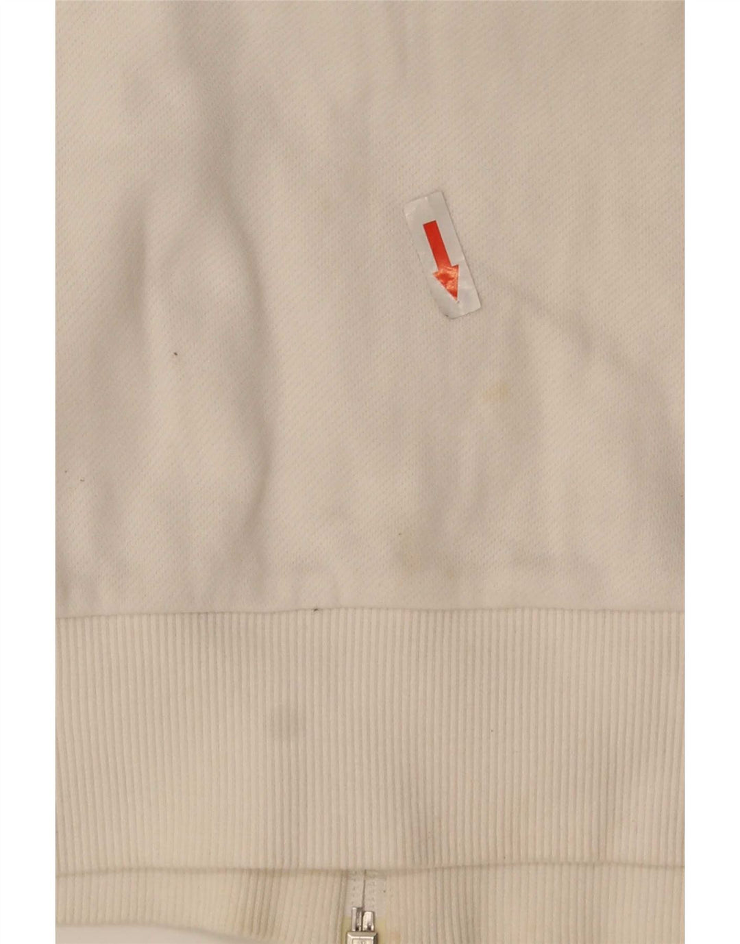 Puma Mens Tracksuit Top Jacket Large White Colourblock Cotton