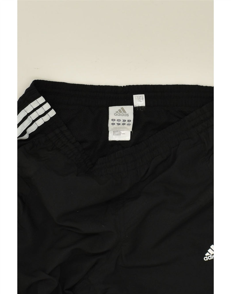 ADIDAS Mens Tracksuit Trousers Medium Black Polyester | Vintage Adidas | Thrift | Second-Hand Adidas | Used Clothing | Messina Hembry 