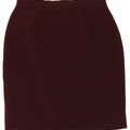 ST. BERNARD Womens Pencil Skirt EU 42 Large W32 Burgundy Polyester Vintage St. Bernard and Second-Hand St. Bernard from Messina Hembry 