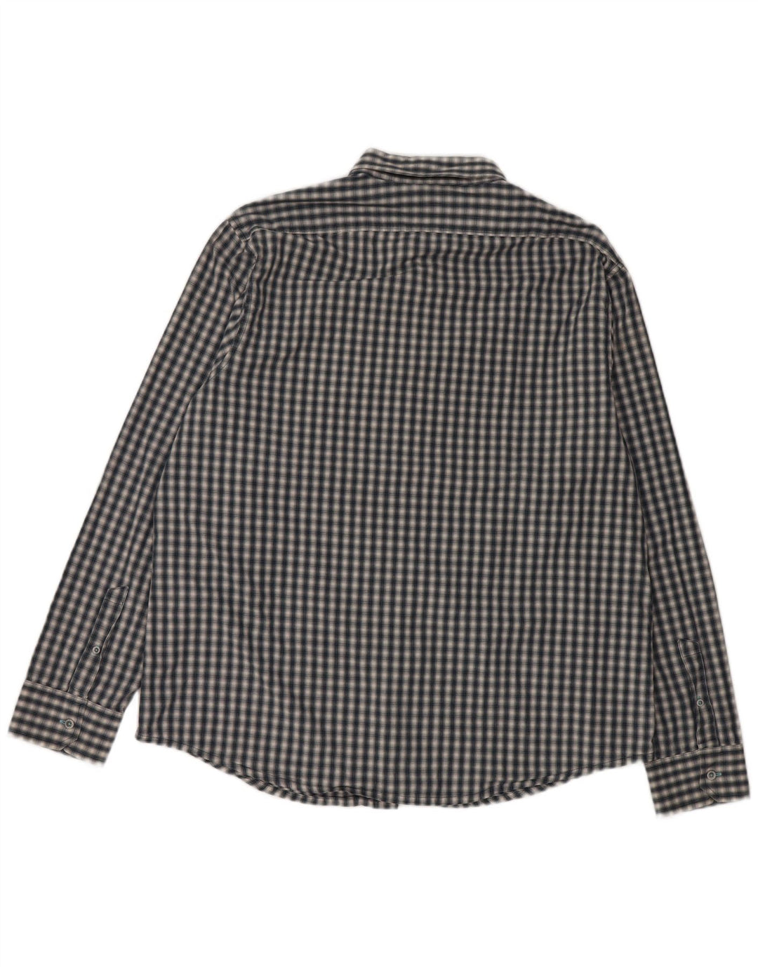 Penguin Mens Heritage Checked  Slim Fit Shirt 2XL Blue Check Cotton