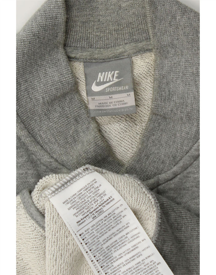 Nike Mens Tracksuit Top Jacket Medium Grey Cotton
