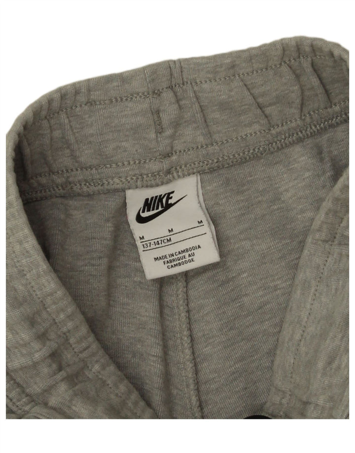 Nike Boys Tracksuit Trousers Joggers 10-11 Years Medium Grey Cotton