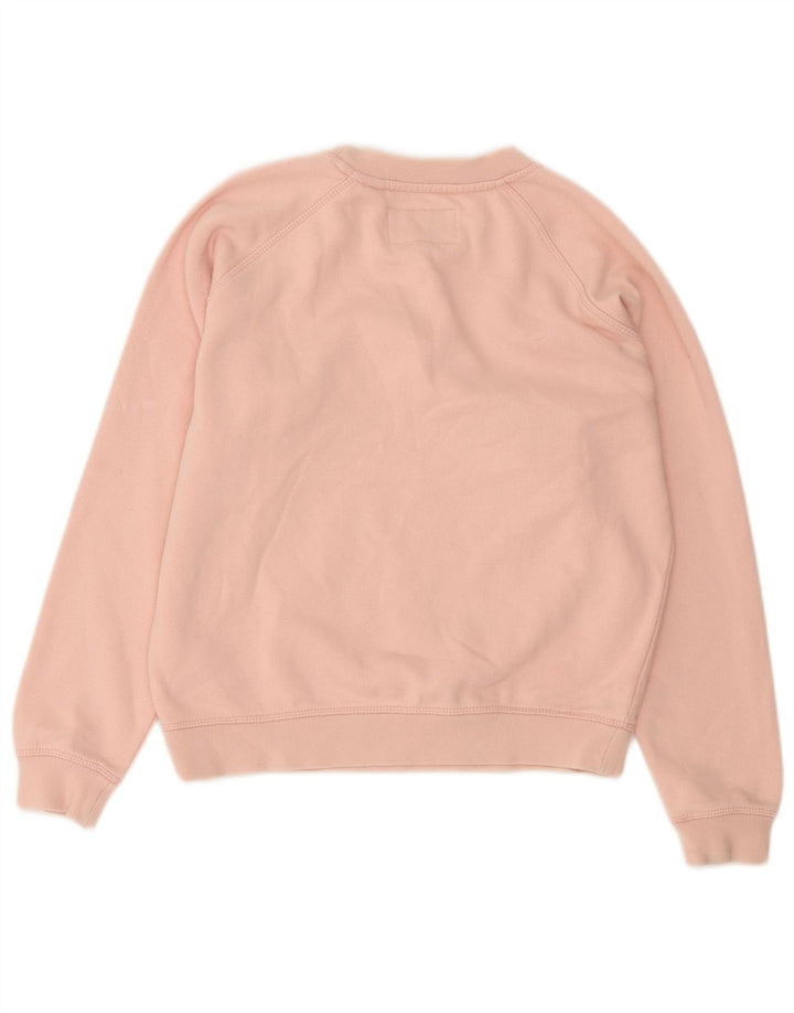 Jack Wills Womens Graphic Oversized Sweatshirt Jumper UK 6 Small Pink