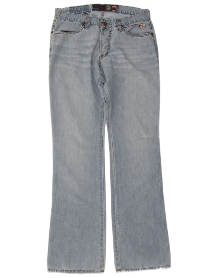 Roy Rogers Womens Seven Bell Bootcut Jeans IT 46 Large W32 L34 Blue Cotton