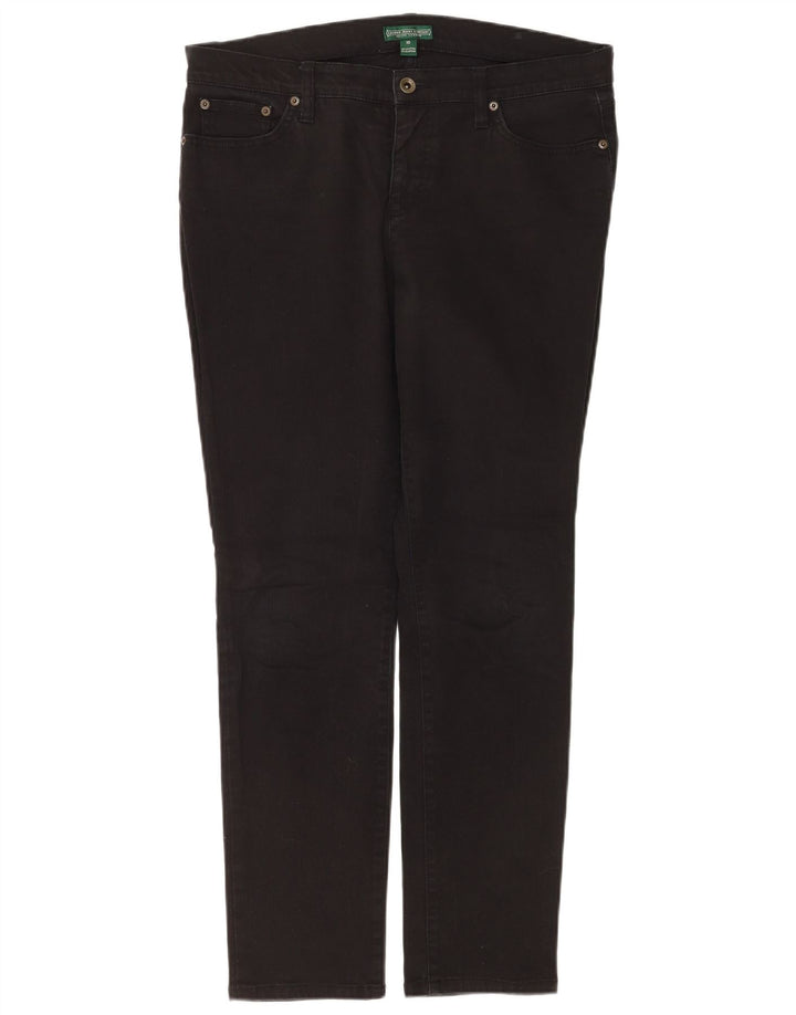 Ralph Lauren Womens Slim Jeans US 10 Large W32 L30 Black Cotton