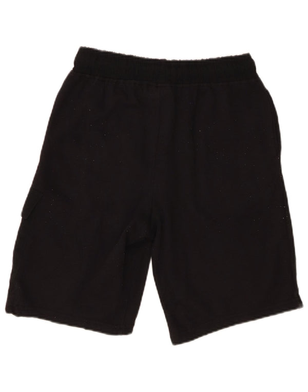 Champion Boys Cargo Sport Shorts 11-12 Years Large Black Cotton