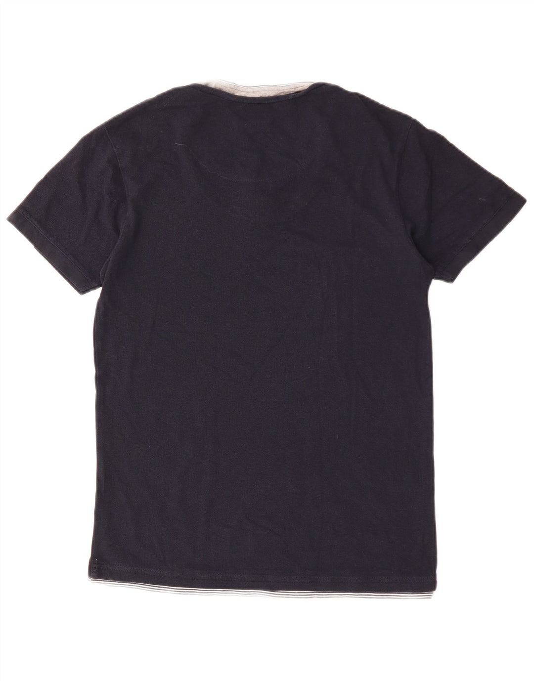 Zara Mens T-Shirt Top Small Navy Blue