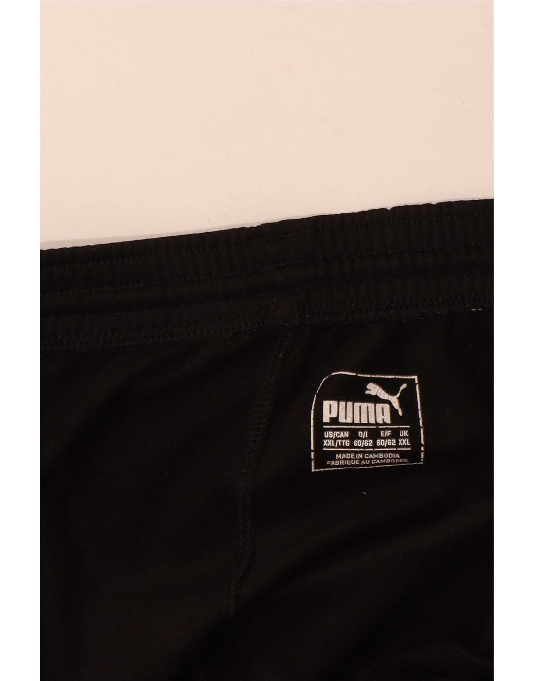 Puma Mens Crop Tracksuit Trousers 2XL  Black
