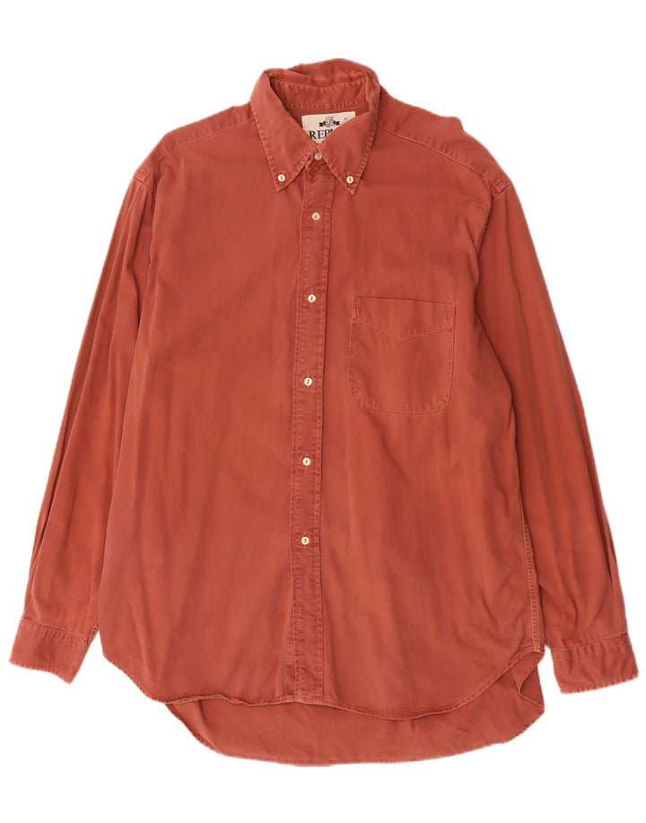 REPLAY Mens Shirt XL Red Cotton