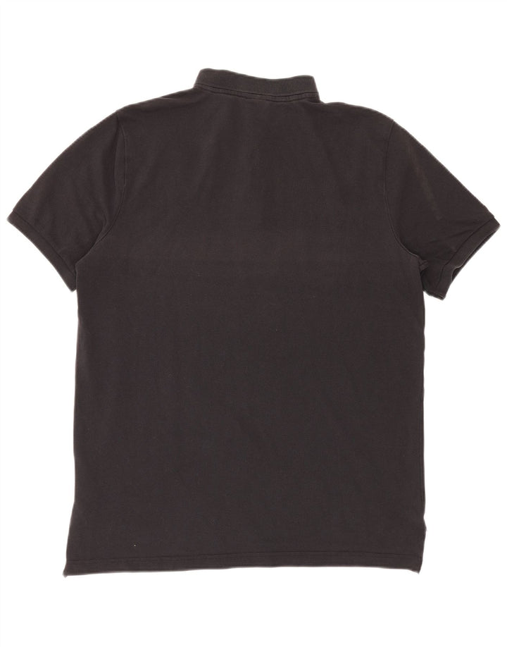 Nike Mens Polo Shirt Large Black Cotton