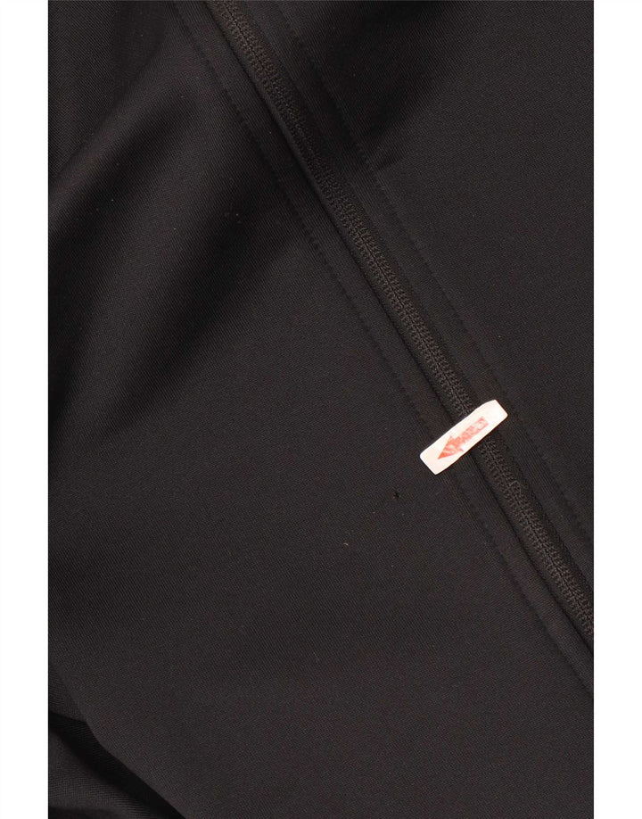 Adidas Mens Zip Hoodie Sweater 2XL Black Polyester