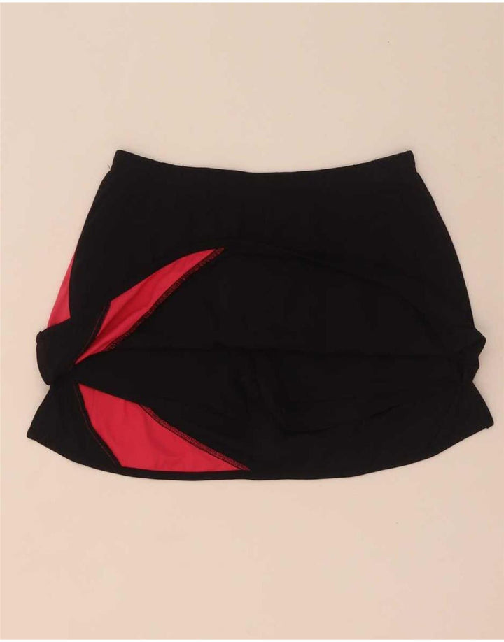 Diadora Womens Skort UK 10 Small Black Colourblock