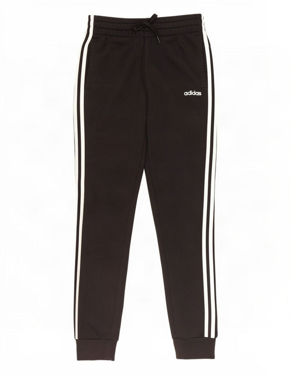 Adidas Womens Tracksuit Trousers Joggers UK 4/6 XS Black Cotton