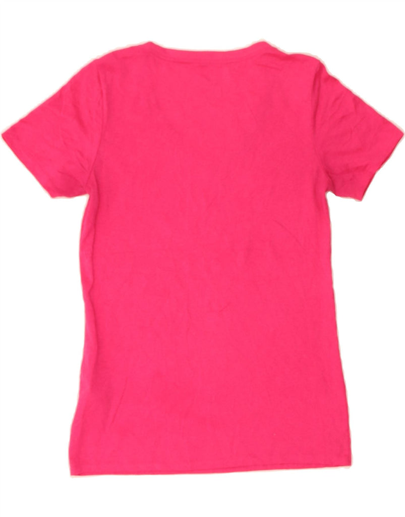NIKE Womens Dri Fit T-Shirt Top UK 8 Small Pink Polyester Vintage Nike and Second-Hand Nike from Messina Hembry 