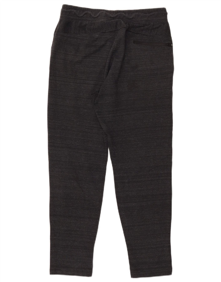 NIKE Mens Tracksuit Trousers Medium  Black Flecked Cotton