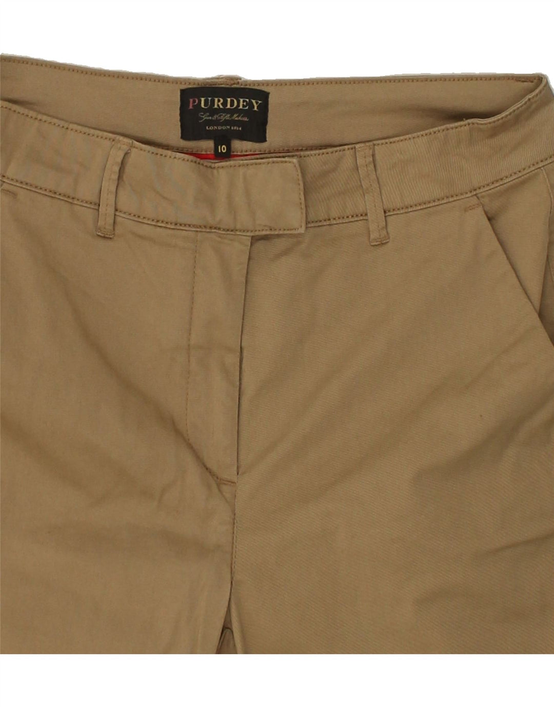 VINTAGE Womens Chino Shorts US 10 Large W30 Brown | Vintage Vintage | Thrift | Second-Hand Vintage | Used Clothing | Messina Hembry 