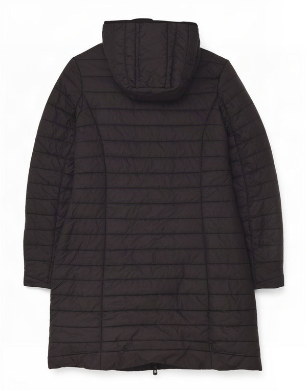 Refrigiwear Womens Hooded Padded Coat IT 48 Large Black Polyamide
