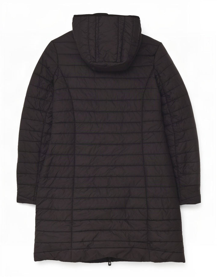 Refrigiwear Womens Hooded Padded Coat IT 48 Large Black Polyamide
