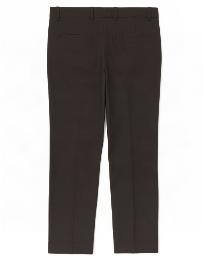 Zara Womens Straight Chino Trousers Medium W28 L28 Grey Polyester