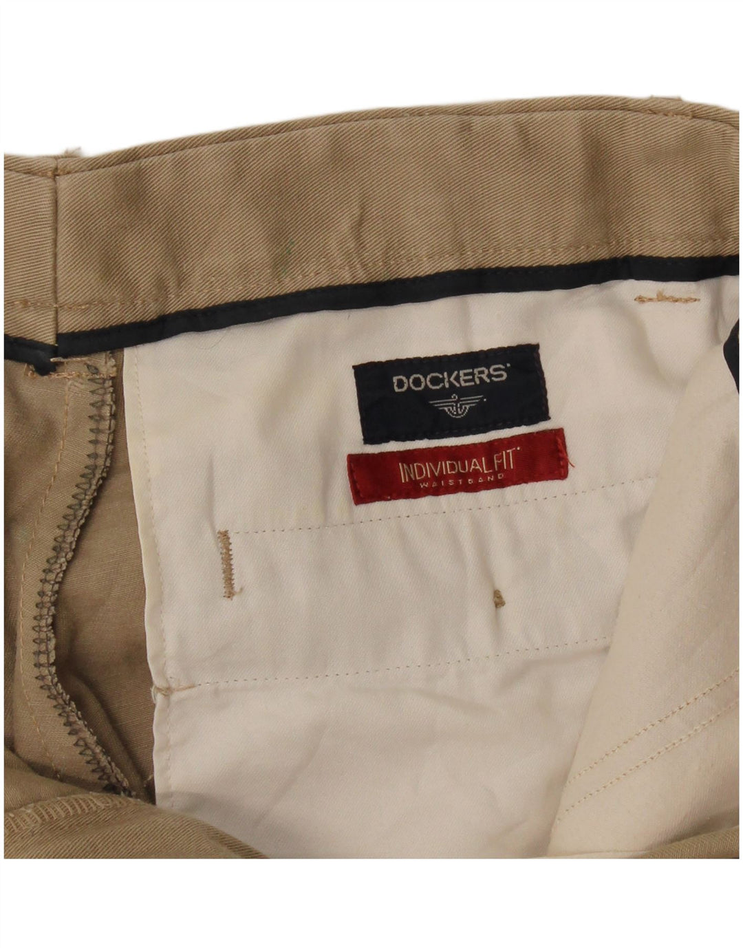 Dockers Mens Pegged Chino Trousers W27 L30 Khaki
