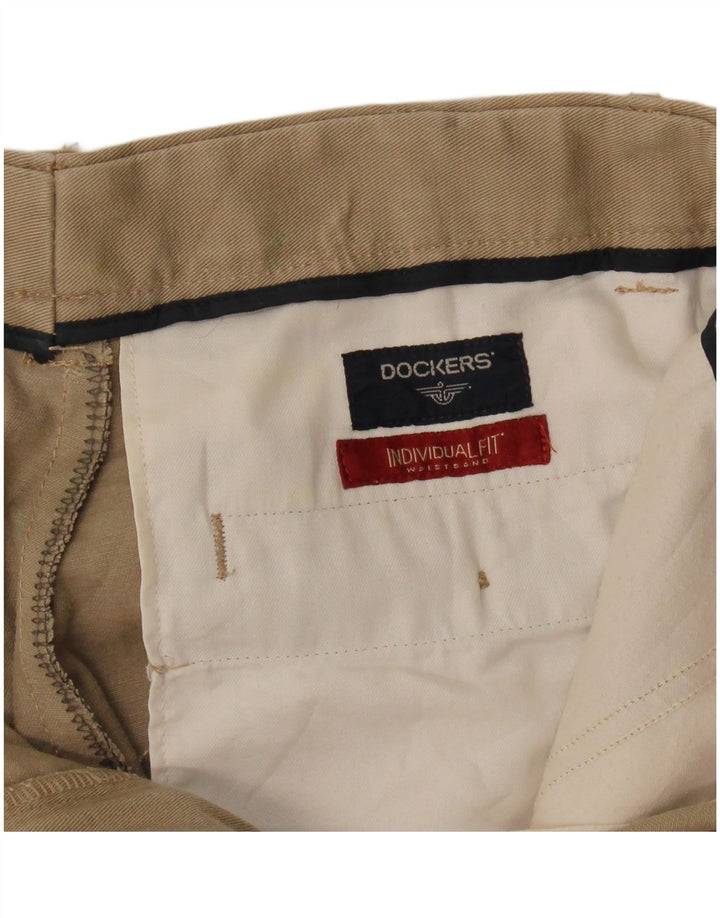Dockers Mens Pegged Chino Trousers W27 L30 Khaki