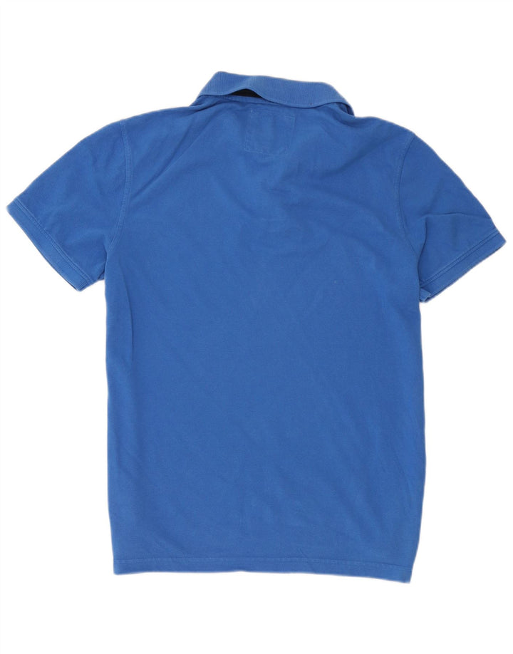 Crew Clothing Mens Polo Shirt Large Blue Cotton