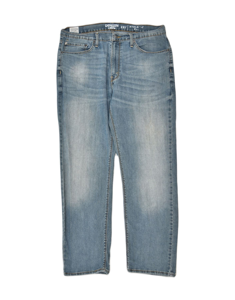 DENIZEN BY LEVI S Womens 231 Straight Jeans W36 L30 Blue Cotton Vintage Second Hand Clothing Online Messina Hembry