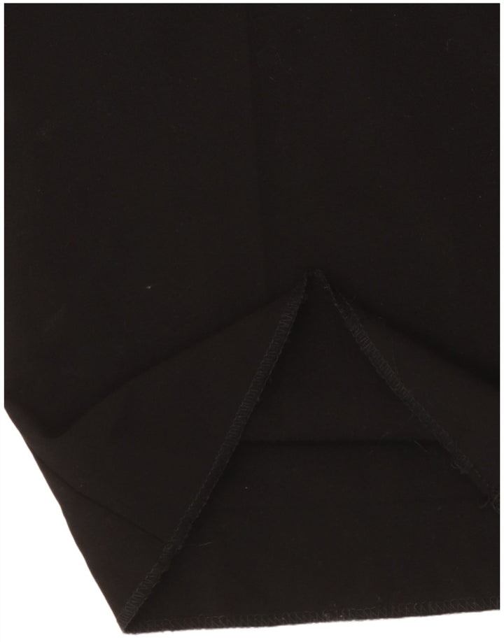 ST. BERNARD Womens High Waist Straight Casual Trousers W28 L35 Black