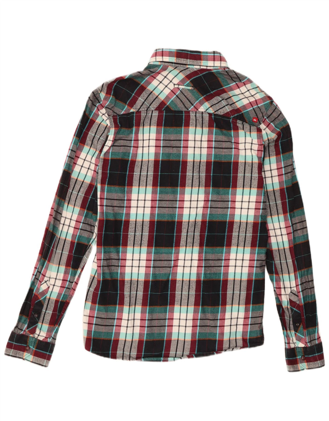 Quiksilver Mens Mid Fit Flannel Shirt Medium Multicoloured Check