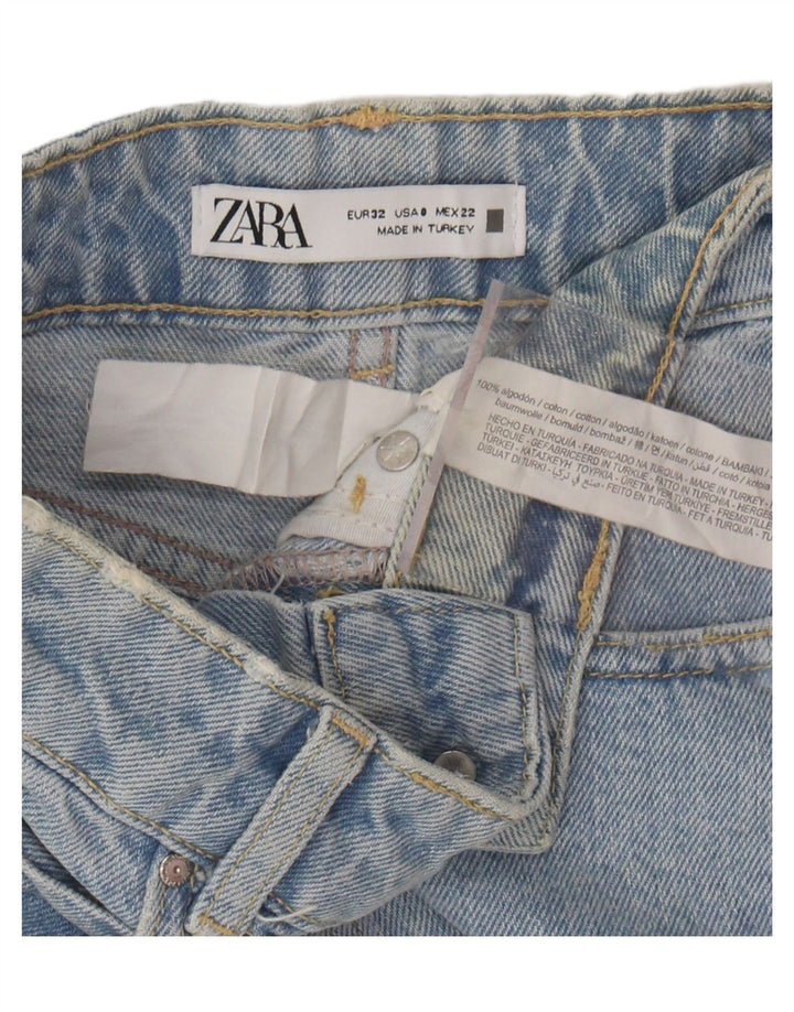 ZARA Womens Denim Shorts EU 32 2XS W22  Blue Cotton Vintage Zara and Second-Hand Zara from Messina Hembry 