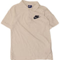 Nike Boys Polo Shirt 10-11 Years Medium White Cotton