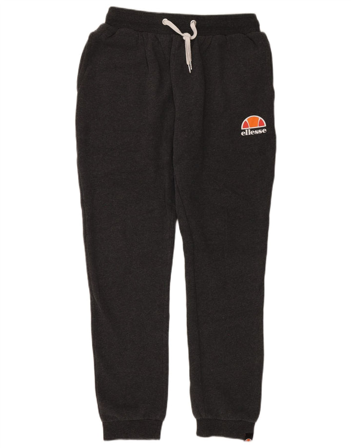 ELLESSE Mens Tracksuit Trousers Joggers Medium  Grey Cotton