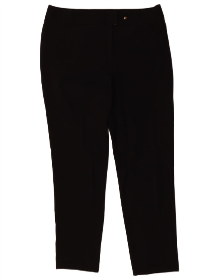 Calvin Klein Womens Straight Chino Trousers US 8 Medium W30 L28 Black