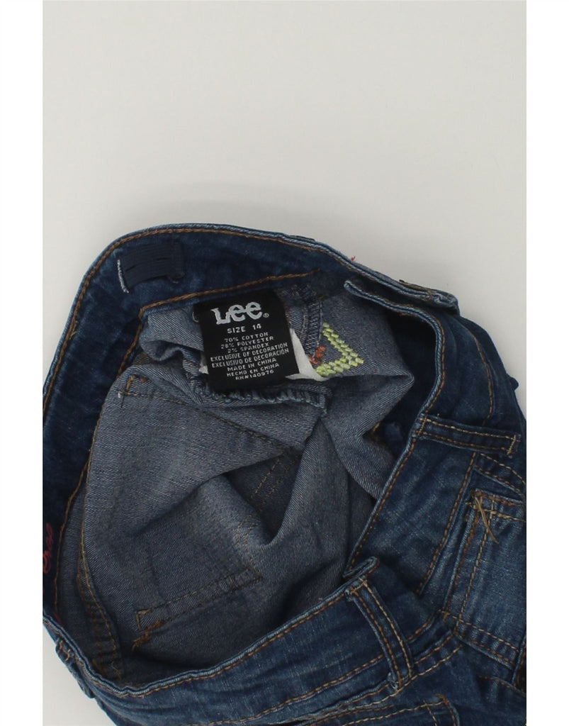 LEE Girls Denim Shorts 13-14 Years W28  Blue Cotton | Vintage Lee | Thrift | Second-Hand Lee | Used Clothing | Messina Hembry 