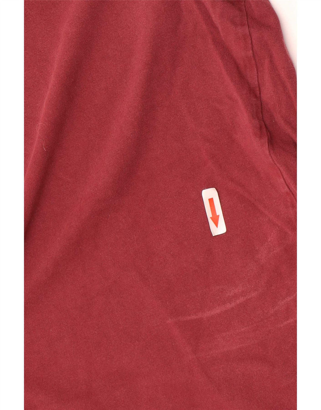 Jordan Mens T-Shirt Top Large Maroon Cotton