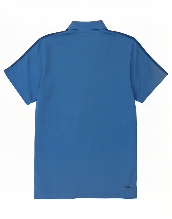 Adidas Mens Clima 365 Polo Shirt Small Blue Cotton